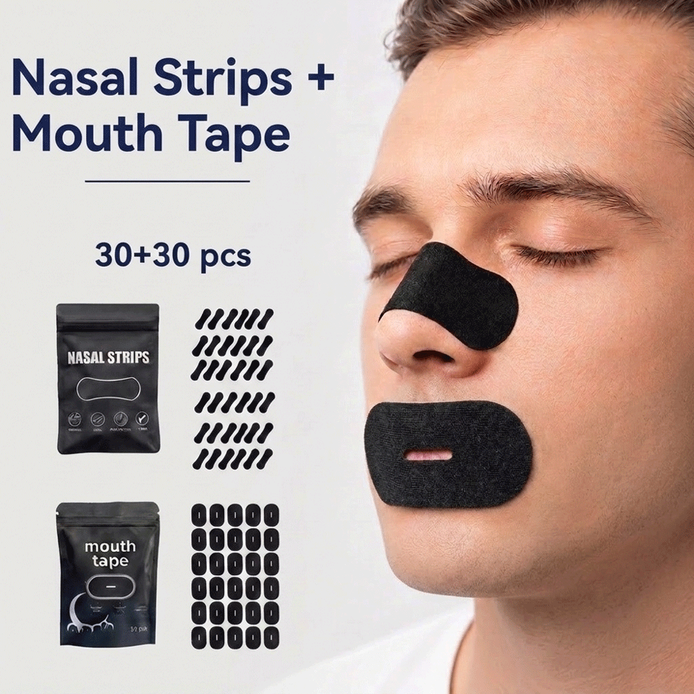 Anti Snore Chin Strap Adjustable - Strisce Nasali Anti-Russamento, Strisce Nasali Extra