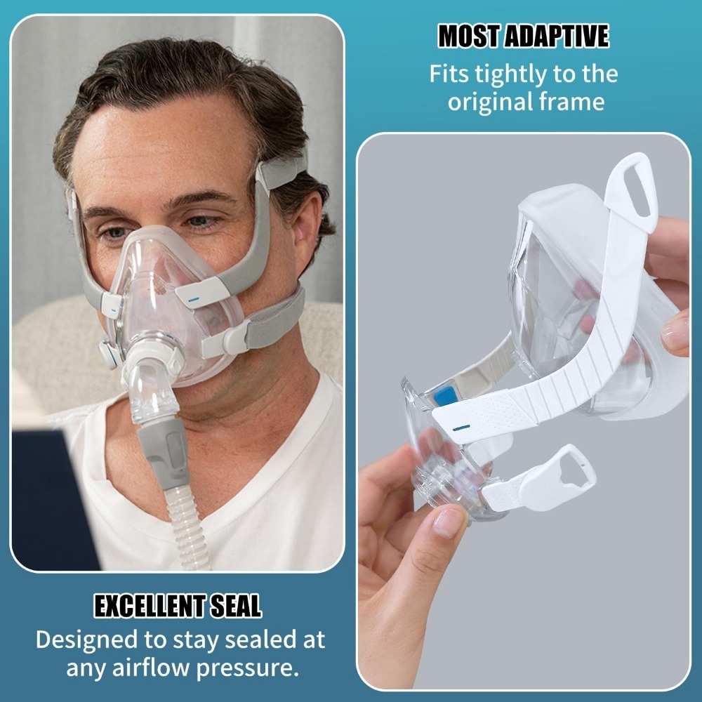 Cpap Full Face Mask Silicone Cushion - Maschera Facciale Completa CPAP di Ricambio