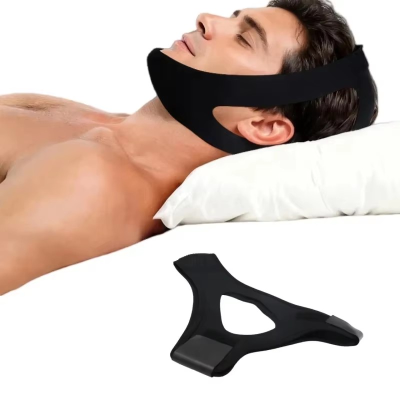 Anti Snore Chin Strap Adjustable - 1/3/5 Pezzi Dispositivo Regolabile Anti-Russamento per