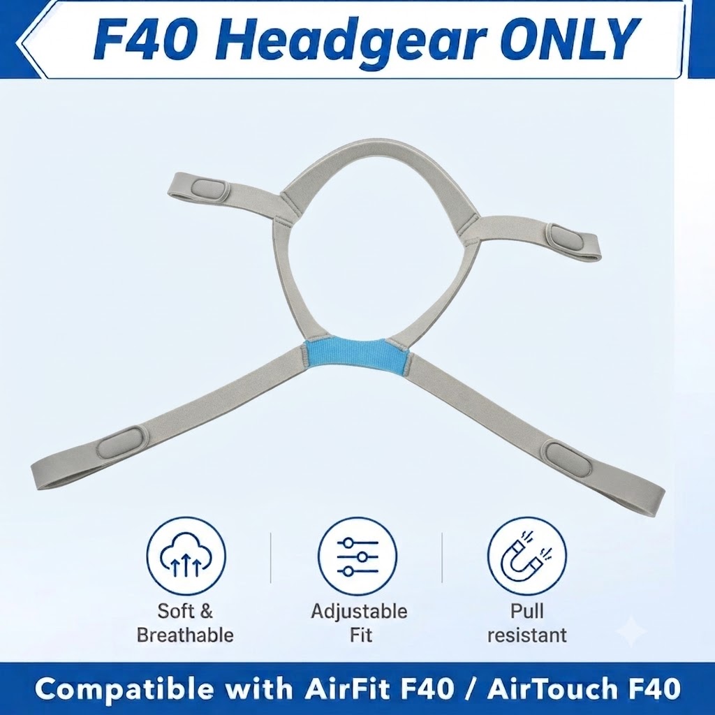 Anti Snore Chin Strap Adjustable - Cinghia di ricambio per maschera CPAP