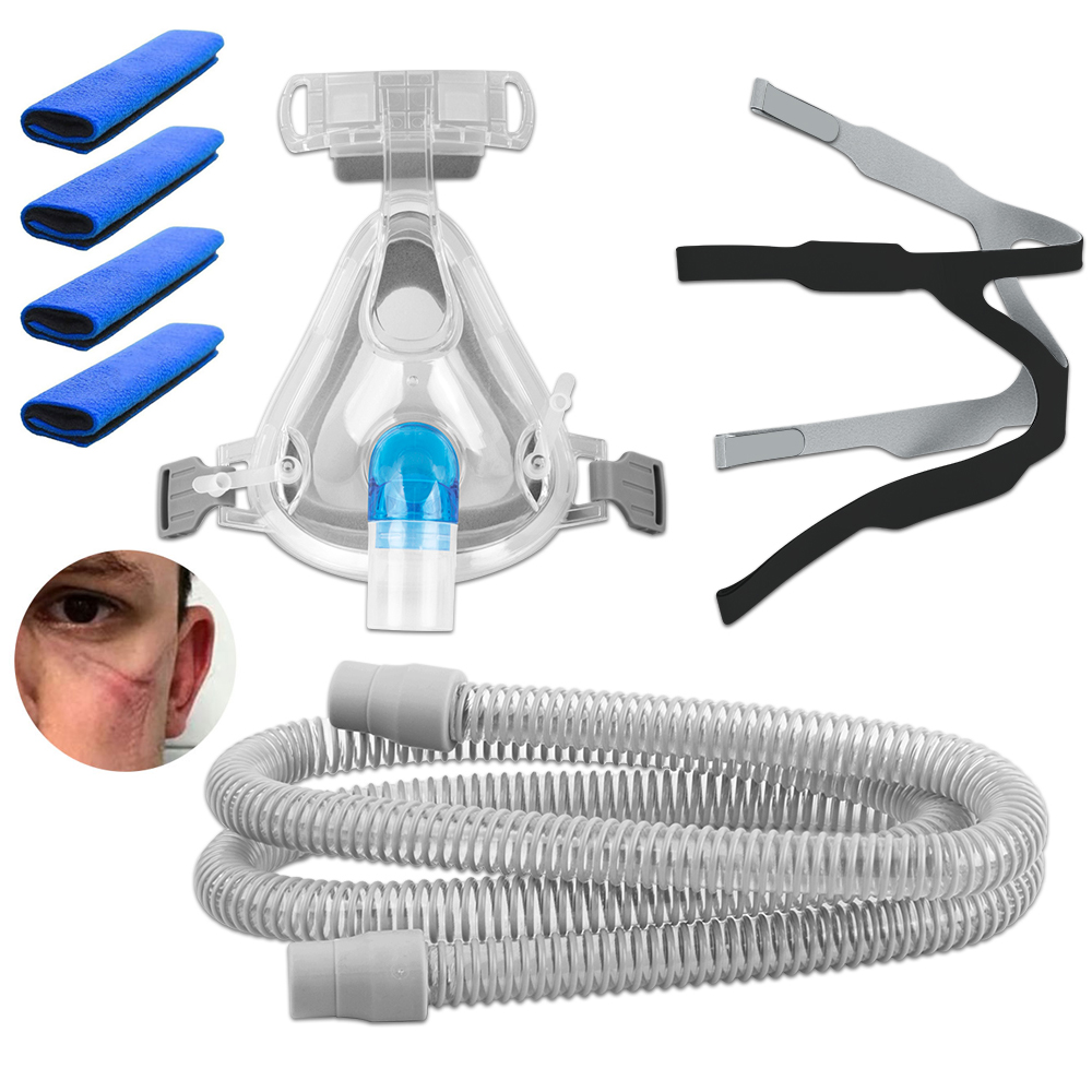 Cpap Mask Headgear Strap Clips - Maschera integrale CPAP con cinghie da