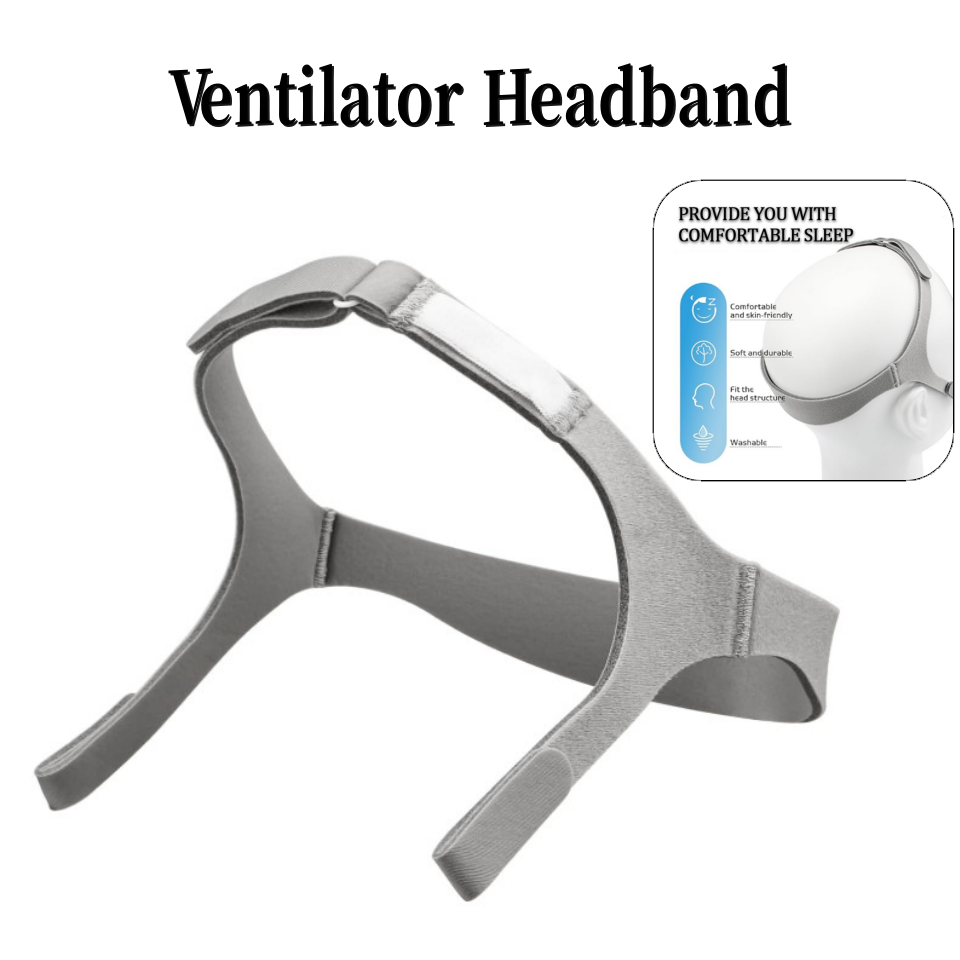 Cpap Nasal Pillow Mask Headgear - Fascia per Ventilatore Sostitutiva Nuance, Cinturino