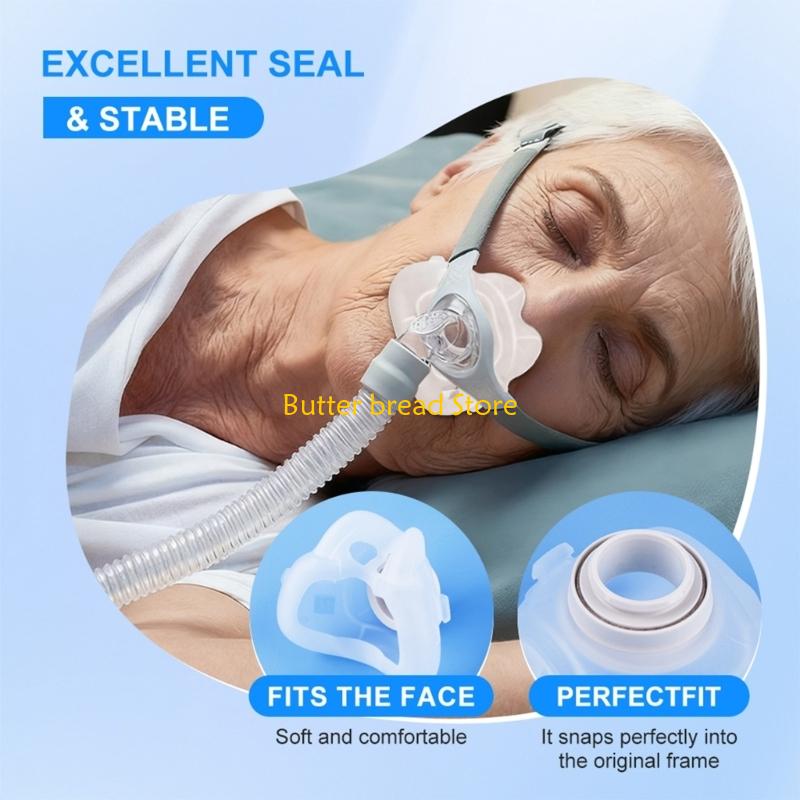 Cpap Full Face Mask Silicone Cushion - Sostituzione del cuscino in silicone per