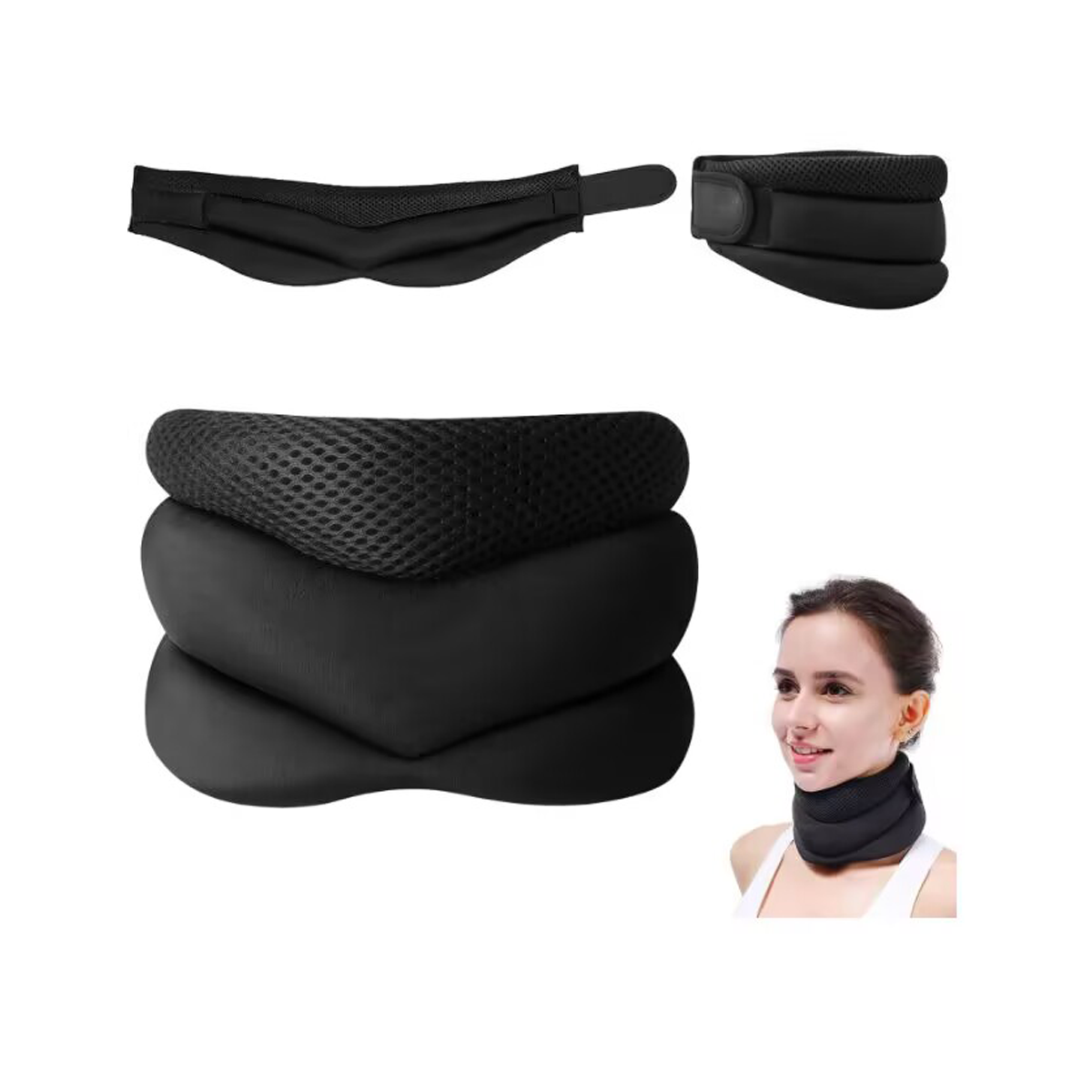Anti Snore Chin Strap Adjustable - Supporto Cervicale Anti-Russamento, Supporto Cervicale in