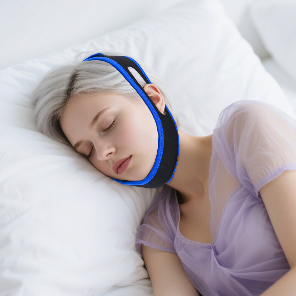 1P Fascia per il mento anti-ru - Anti Snore Chin Strap Adjustable recensione e prezzo