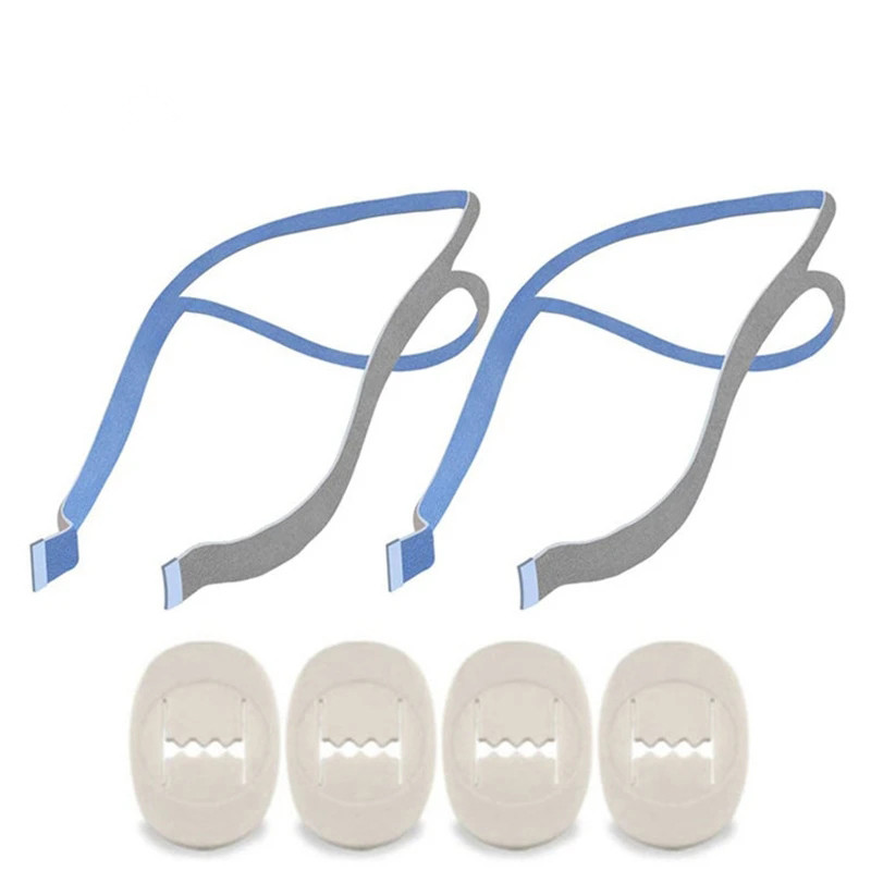 4 clip di regolazione e 2 fasc - Cpap Nasal Pillow Mask Headgear recensione e prezzo