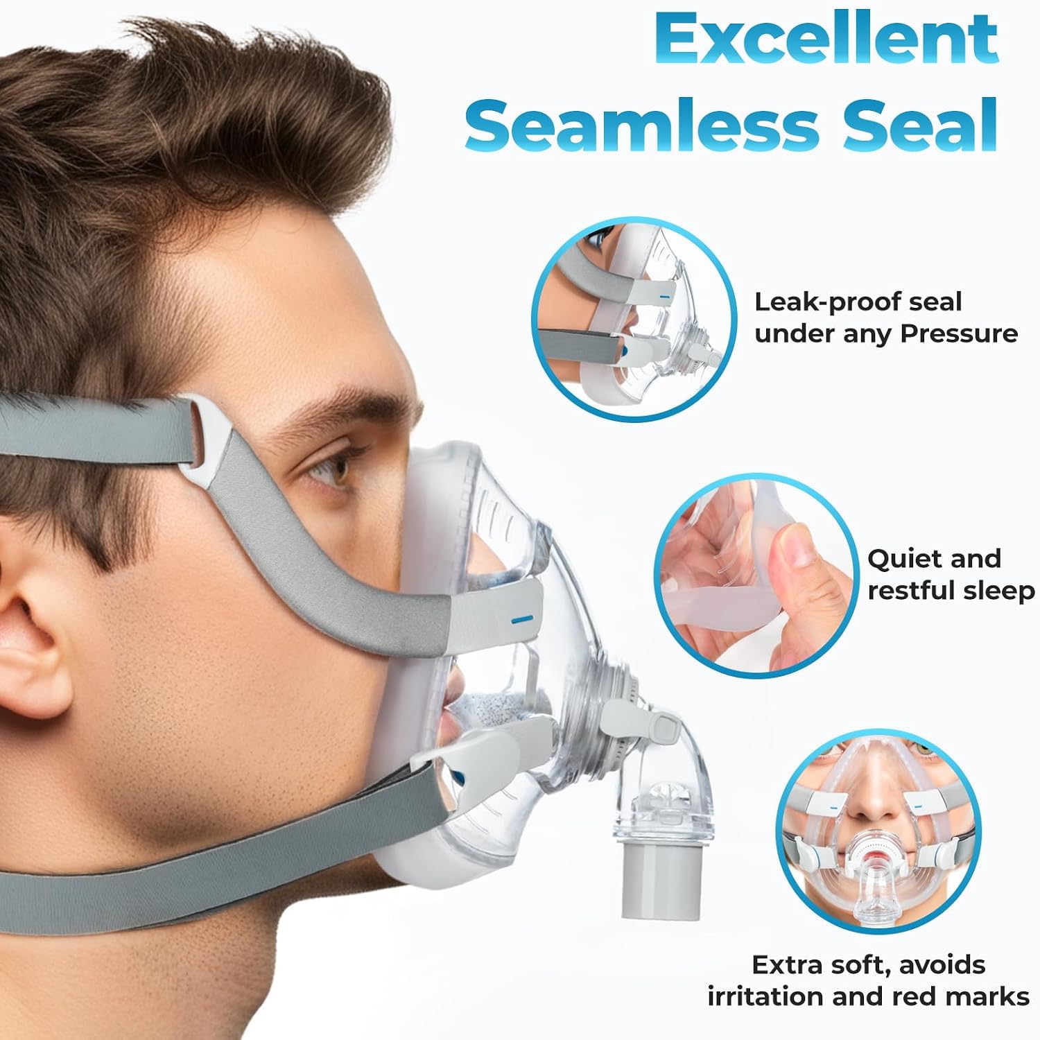 Set Maschera CPAP AirFit F20 a - Cpap Full Face Mask Silicone Cushion recensione e prezzo