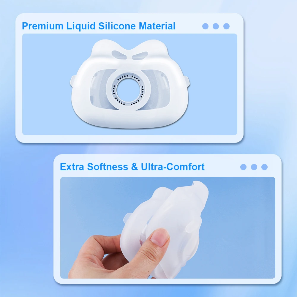 Cuscini per maschera facciale  - Cpap Full Face Mask Silicone Cushion recensione e prezzo