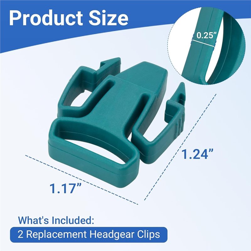 Clip di Ricambio per Fascia Te - Cpap Mask Headgear Strap Clips recensione e prezzo