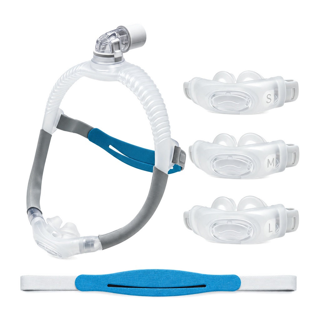 Maschera CPAP con cuscinetti n - Cpap Nasal Pillow Mask Headgear recensione e prezzo