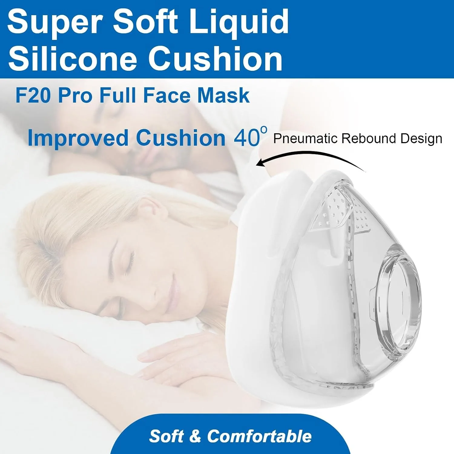 Set completo di maschera CPAP  - Cpap Full Face Mask Silicone Cushion recensione e prezzo